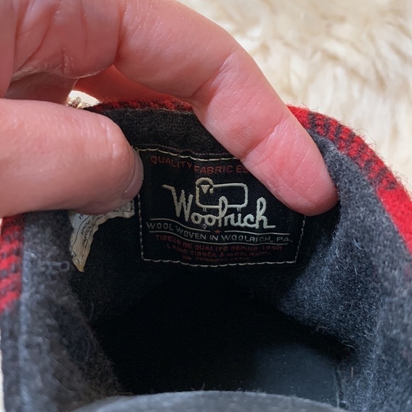 Woolrich Limited Edition Buffalo Check Plaid Flannel Wool Wooden Mules Clogs 7.5 - Picture 10 of 12
